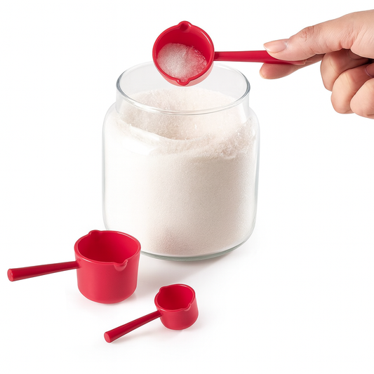 3-Piece Measuring Spoons Set – Durable, Easy-Pour Kitchen Measuring Tools for Baking & Cooking