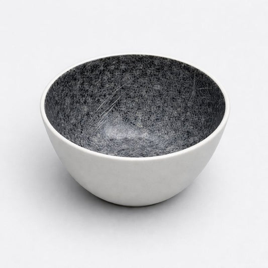 Ceramic Bowl Grey Stoneware Compact and stylish - Habitt