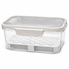Acrylic Fridge Storage Box Medium – Clear Refrigerator Organizer with Lid
