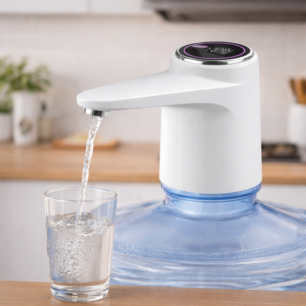 Touch Electric Water Pump – Rechargeable Automatic Bottle Dispenser - Habitt