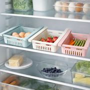 1Pc Assorted Imperial Fridge Adjustable Basket – Expandable Refrigerator Storage Organizer - Habitt