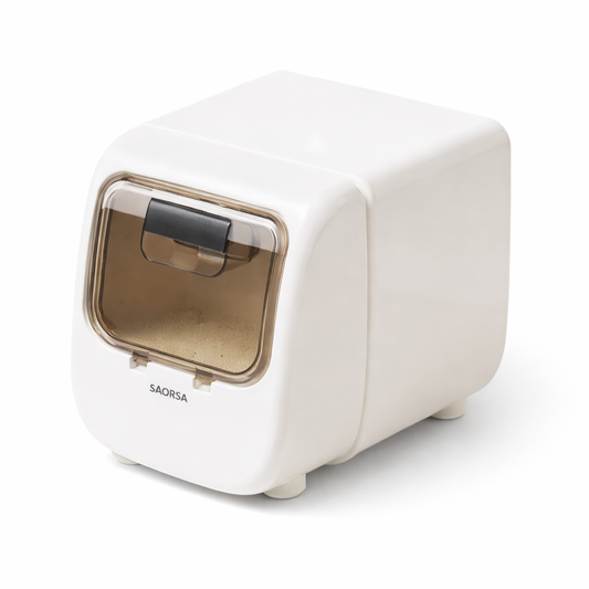 Extra Large Rice Storage Container (10KG) – Airtight Grain & Flour Storage Bin with Dispenser for Kitchen Organization - Habitt