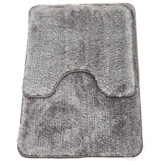 Gallant 2-Piece Bath Mat Set – Ultra Plush & Non-Slip | Grey
