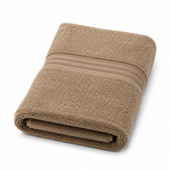 Taupe Bath Towel – 500 GSM (70 x 140 cm)