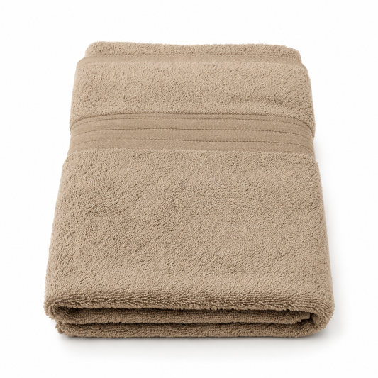 Taupe Bath Towel – 500 GSM (70 x 140 cm)