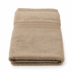 Taupe Bath Towel – 500 GSM (70 x 140 cm)
