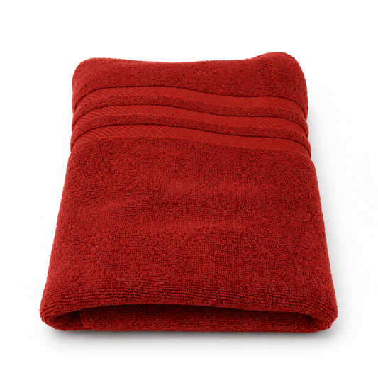 Maroon Bath Towel (70x140 cm)