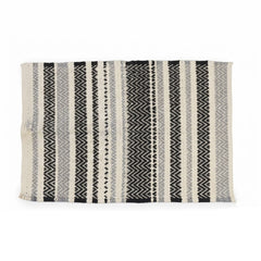 Black Chevron Daree 24x36 Inch