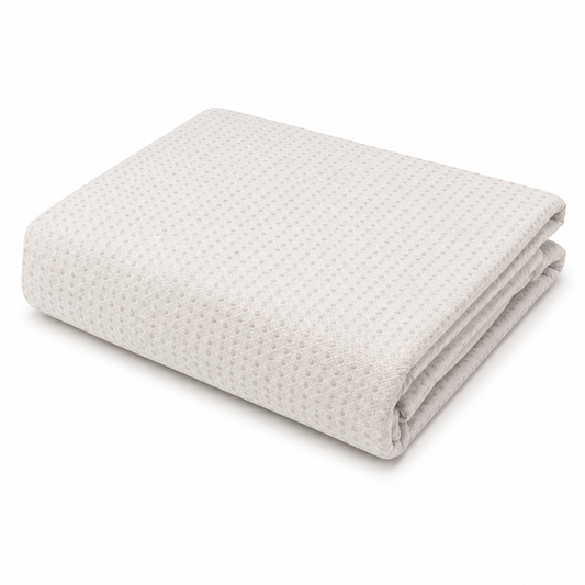 All Over Florals Double Bed Cover | Elegant Textured Floral Double Bedding