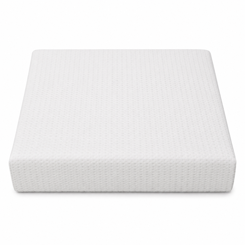 White Stripe Bed 94 x 102 Inches | Elegant Textured White Double Bed Cover