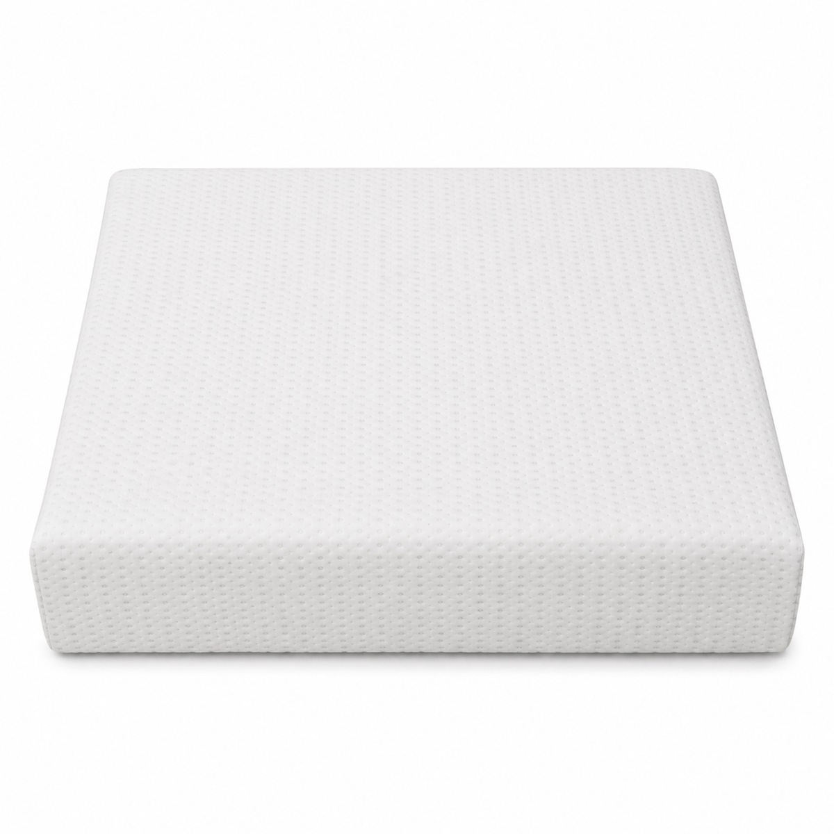 White Stripe Bed Cover 94 x 102 Inches | Elegant Textured White Double Bed Cover