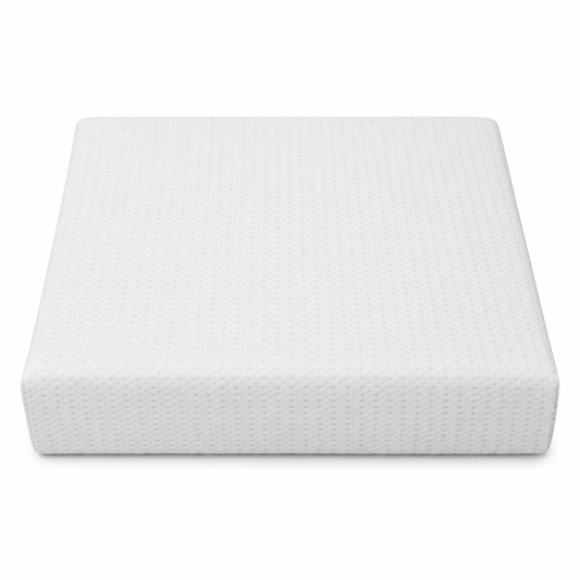 White Stripe Bed Cover 94 x 102 Inches | Elegant Textured White Double Bed Cover
