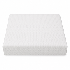 White Stripe Bed Cover 94 x 102 Inches | Elegant Textured White Double Bed Cover