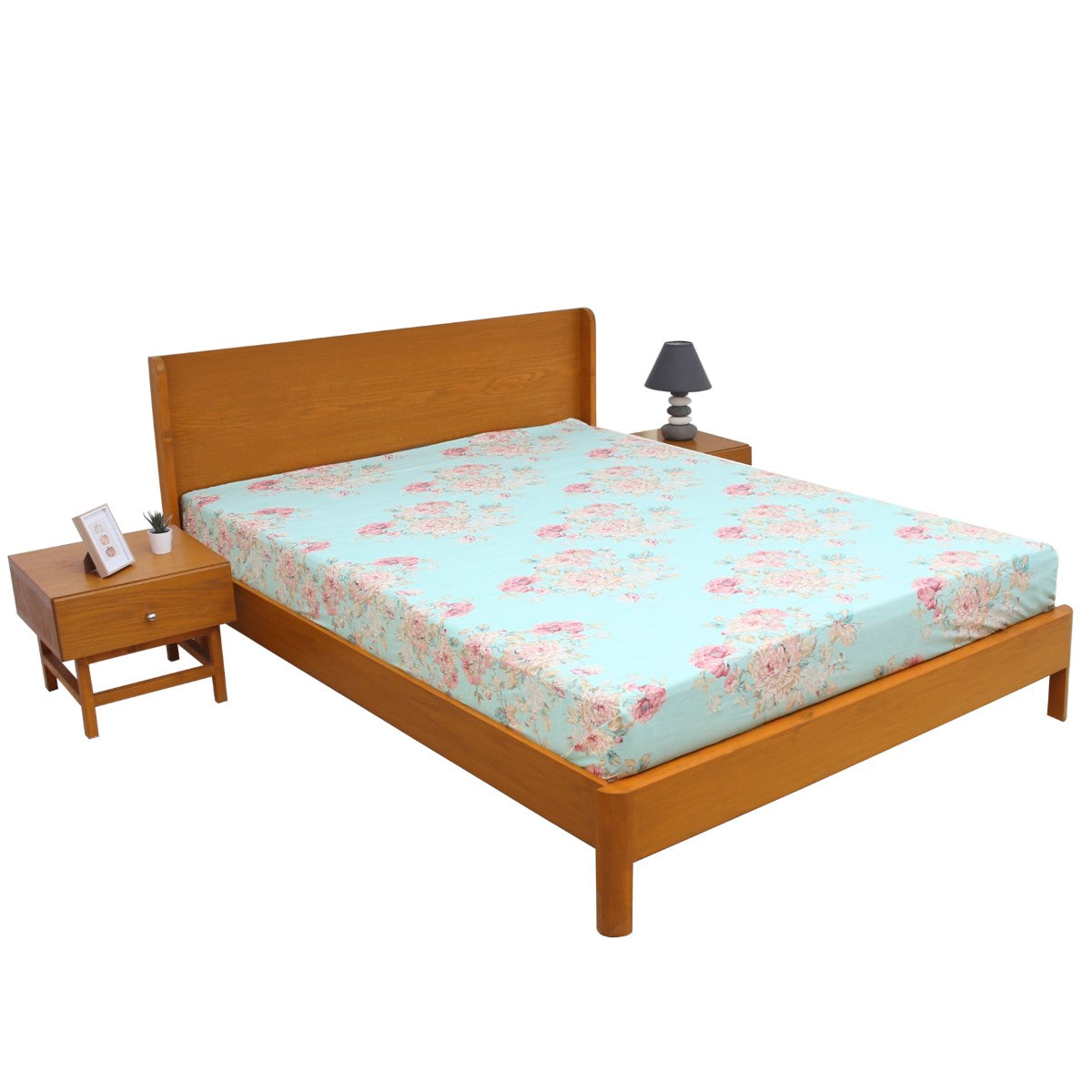 Double Bed Sheet 96x102 with 2 Pillow Covers - Habitt