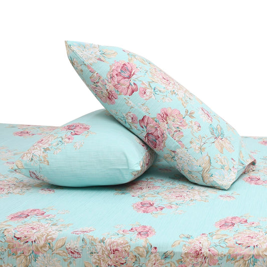Double Bed Sheet 96x102 with 2 Pillow Covers