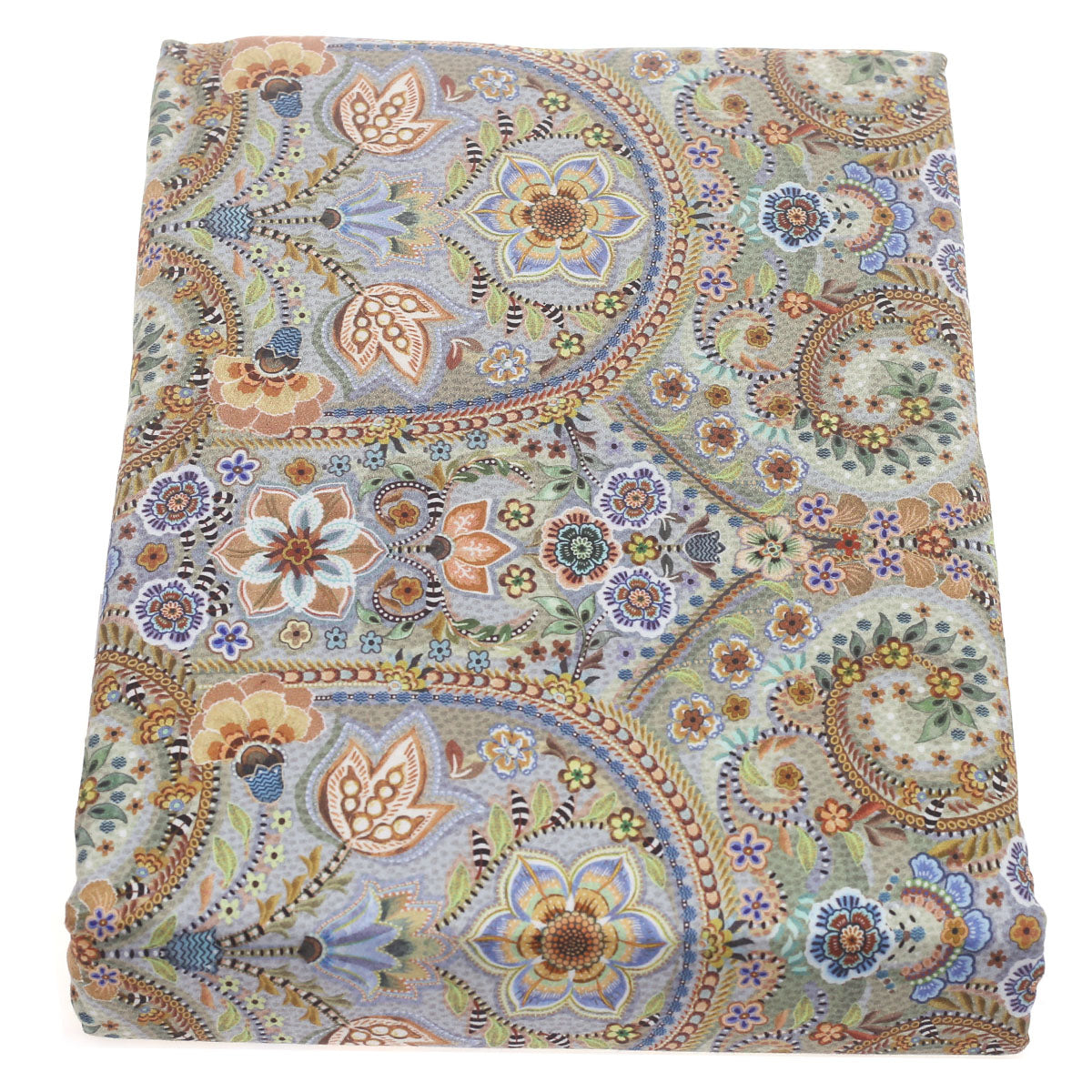 Double Bed Sheet Satin Multi 96X102" Rotary Printing