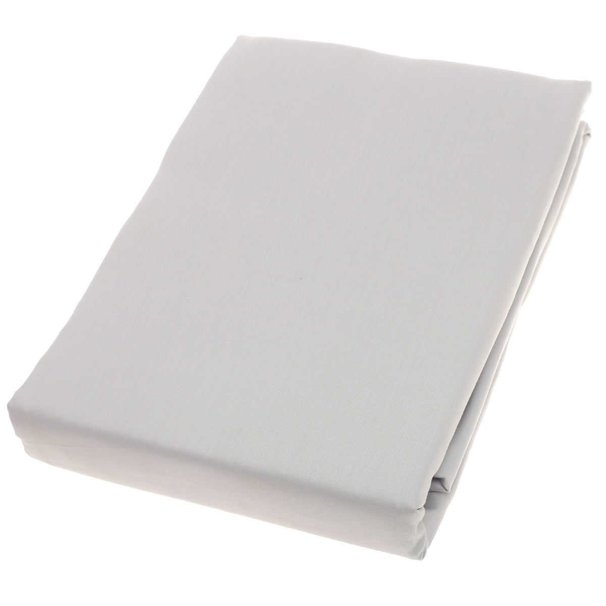 Double Bed Sheet Satin Silver 96X102" Dyed