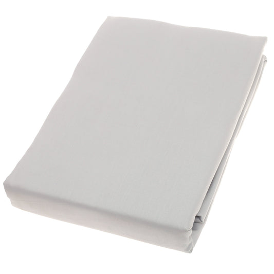 Double Bed Sheet Satin Silver 96X102" Dyed