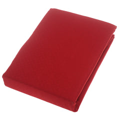 Dyed Double Bed Sheet Red Textured 96x102 Summer