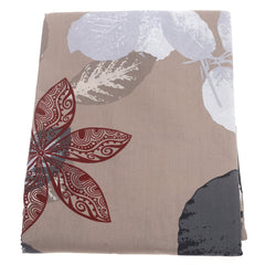 Brown Leaf  Double Bed Sheet 90x100"