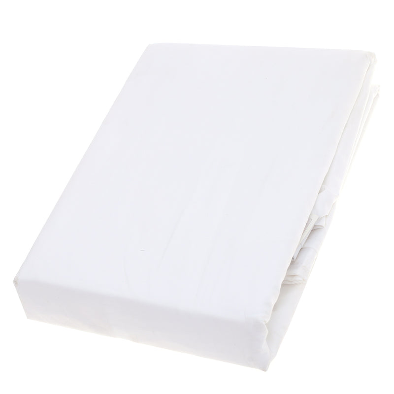 White Dyed Double Bed Sheet – 96x102 Inches - Habitt