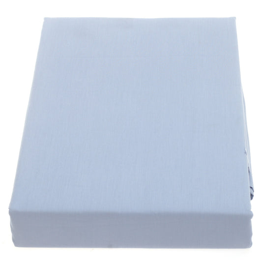 Blue Dyed Double Bed Sheet – 96x102" | Percale Cotton