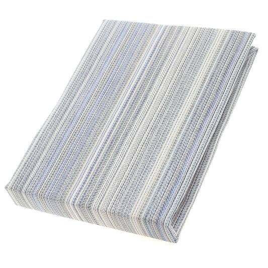 Blue Stripes Single Bed Sheet – 68x96" | 100% Cotton Comfort