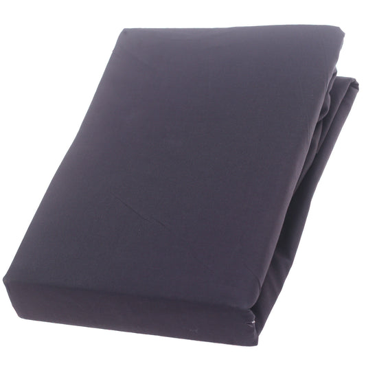 Dark Grey Double Fitted Sheet – 72x78" | Cotton Comfort
