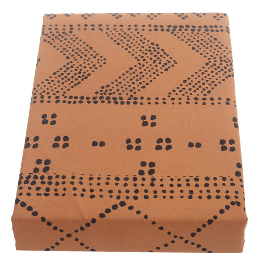 Geometric Monotones Double Bed Sheet – 96x102" | Percale Cotton