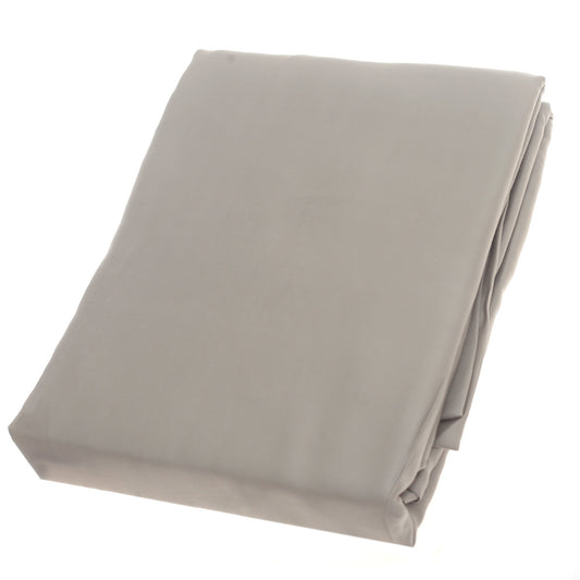 Light Grey Satin Dyed Double Bed Sheet – 96x102" | Smooth Satin Finish