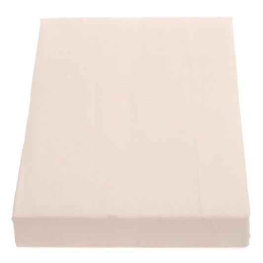 Off-White Dyed Double Bed Sheet – 96x102" | Percale Cotton