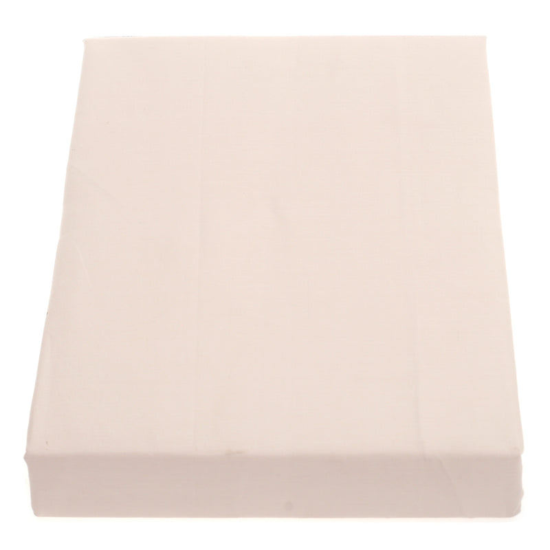 Off-White Dyed Double Bed Sheet – 96x102" | Percale Cotton - Habitt