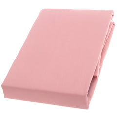 Pink Dyed Double Bed Sheet – 96x102" | Percale Cotton