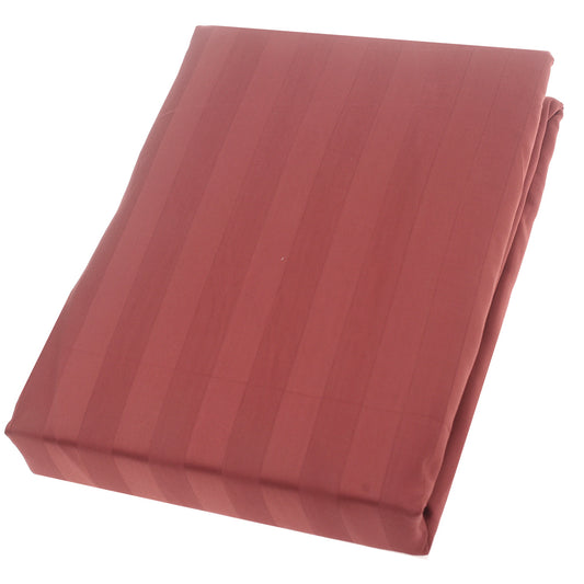 Pink Stripe Double Bed Sheet – 96x102" | Satin Finish