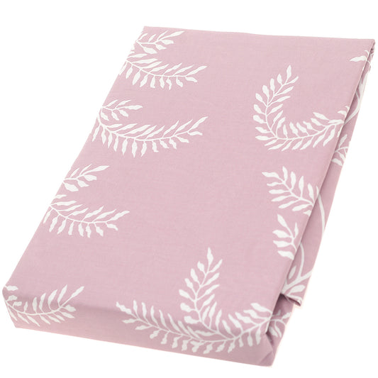Pink Texture Single Bed Sheet – 68x96" | Percale Cotton