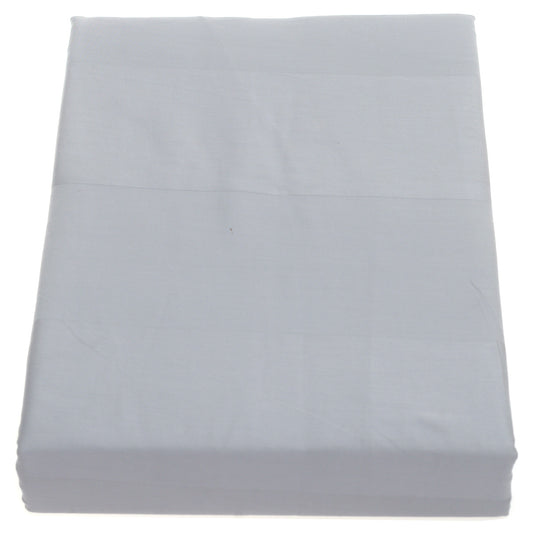 Silver Stripe Satin Dyed Double Bed Sheet – 96x102" | Satin Finish