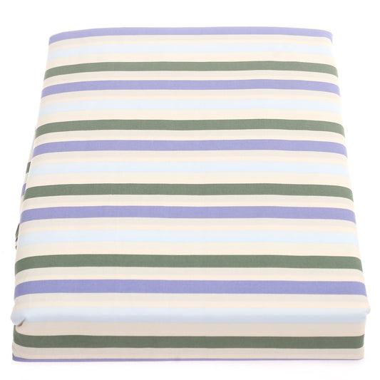 Stripey Texture Double Bed Sheet – 96x102" | Percale Cotton