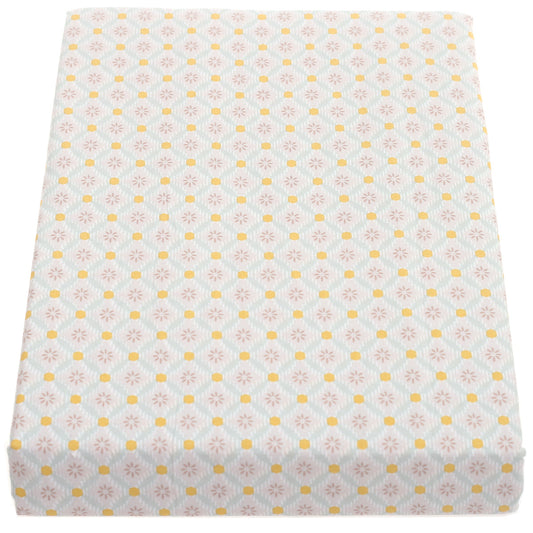 White Stripe Single Bed Sheet 68x96" Percale