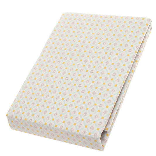 White Stripe Single Bed Sheet 68x96" Percale
