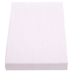 White Texture Single Bed Sheet – 68x96" | 100% Cotton