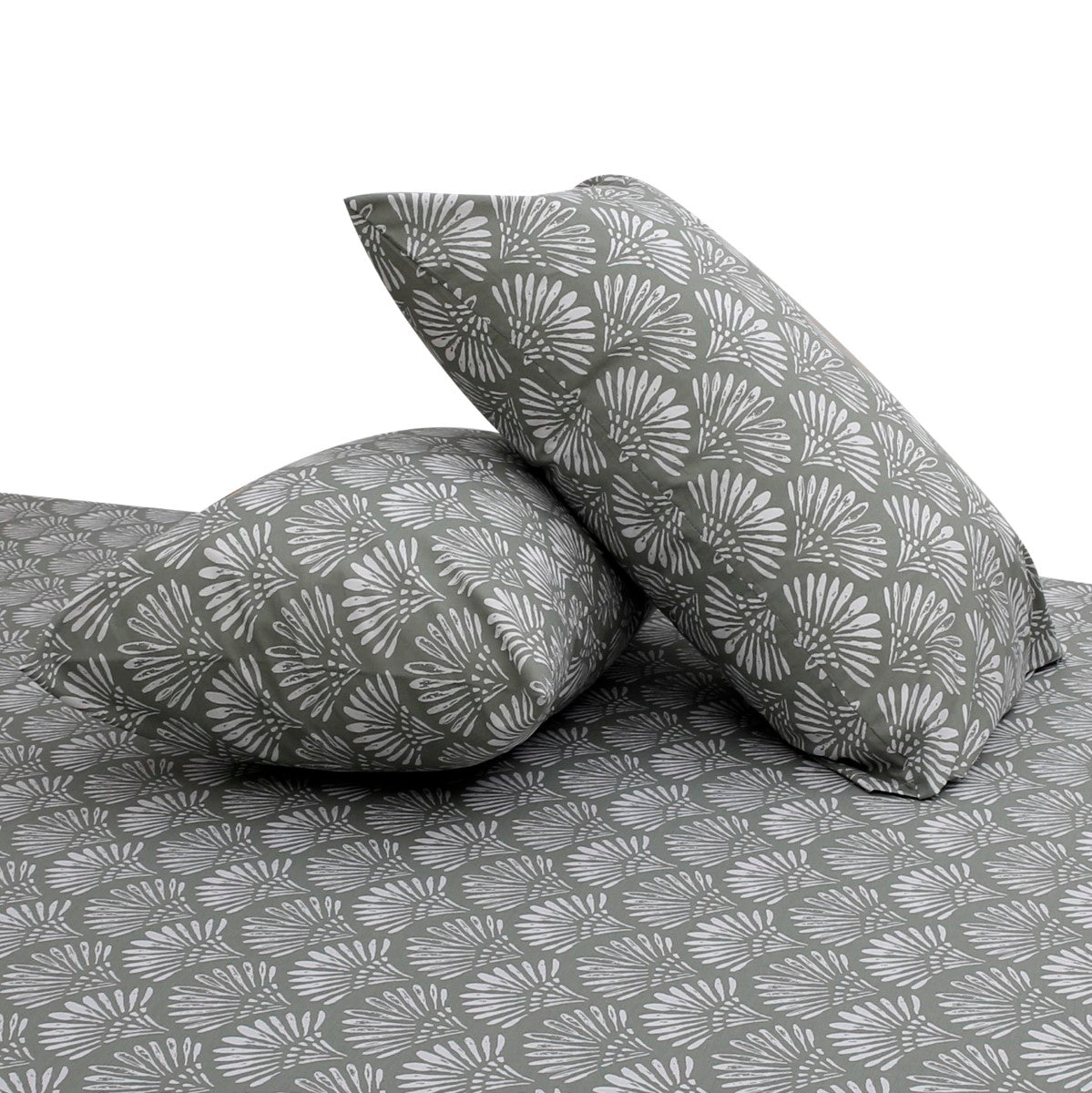 Grey Textures Double Bed Sheet – 96x102"