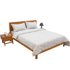 Grey Circles Double Quilt Cover 90x96" – Rotary Printing Percale