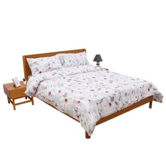 Multi Florals Double Quilt Cover 90x96" – Rotary Printing Satin