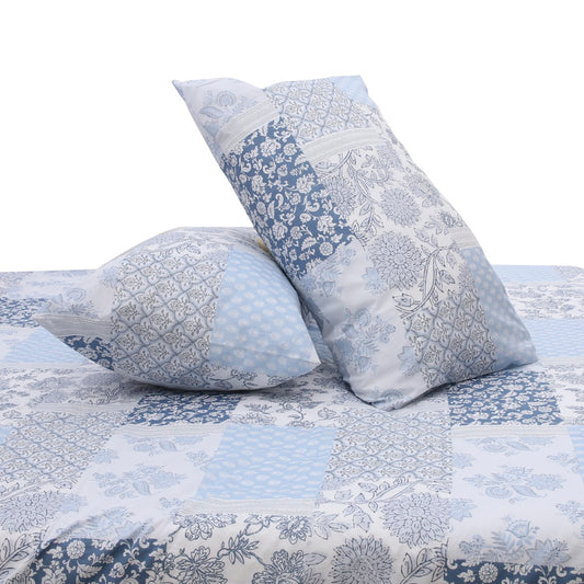 Patch Drama Double Quilt Cover 90x96" – Rotary Printing Percale