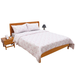 Pink Textures Double Quilt Cover 90x96" – Rotary Printing Percale
