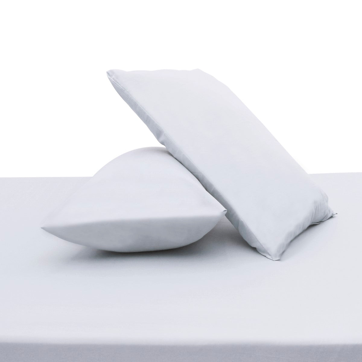 Sky Blue Dyed Double Bed Sheet 96x102" – Dyed Percale