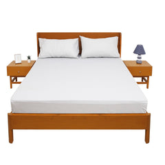 Lines Monochrome Double Bed Sheet 96x102" – Rotary Printing Percale