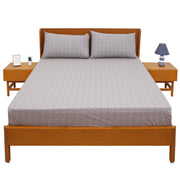Floral Jaal Double Bed Sheet with Pillow Covers – 96x102 Inches - Habitt