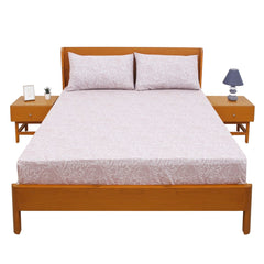 Paisley Drama Double Bed Sheet with Pillow Covers – 96x102 Inches