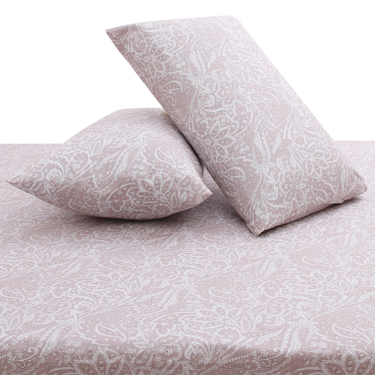 Paisley Drama Double Bed Sheet with Pillow Covers – 96x102 Inches